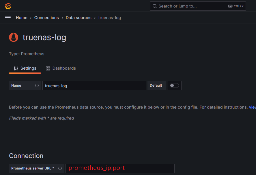 新增來源prometheus